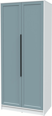 Шкаф Интерлиния Концепт Тренд КТ-Ш2 (белый платинум/океан)