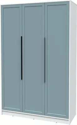 Шкаф Интерлиния Концепт Тренд КТ-Ш3 (белый платинум/океан)