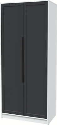 Шкаф Интерлиния Концепт Тренд КТ-Ш2 (белый платинум/пепел)