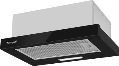 Вытяжка телескопическая Weissgauff TEL 450 (Black Glass)