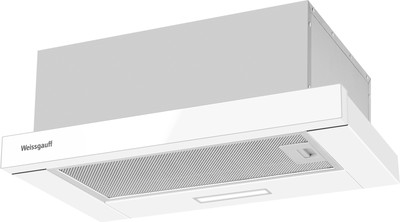 Вытяжка телескопическая Weissgauff TEL 500 (White Glass)