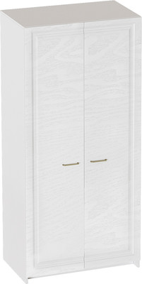 Шкаф Мебельград Манхеттен 2-х дверный (белый аляска/айс)