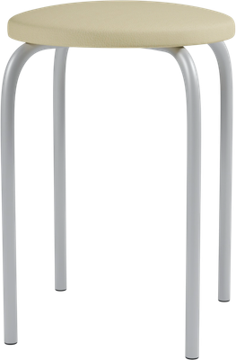 Табурет Mio Tesoro Чико (бежевый/металлик)