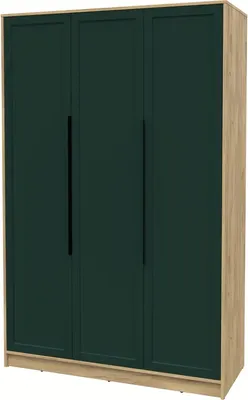Шкаф Интерлиния Концепт Тренд КТ-Ш3 (дуб золотой/изумруд)