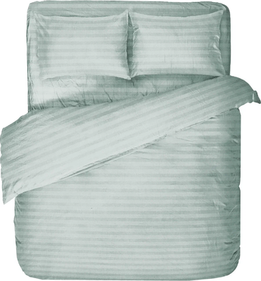 Комплект постельного белья Samsara Страйп-сатин Дуэт 70х70 (синий)