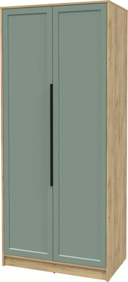Шкаф Интерлиния Концепт Тренд КТ-Ш2 (дуб золотой/мята)