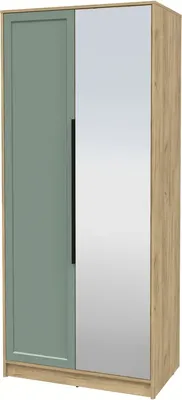 Шкаф Интерлиния Концепт Тренд КТ-Ш2(з) (дуб золотой/мята)