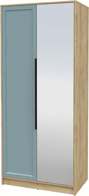 Шкаф Интерлиния Концепт Тренд КТ-Ш2(з) (дуб золотой/океан)