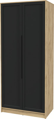Шкаф Интерлиния Концепт Тренд КТ-Ш2 (дуб золотой/черный)