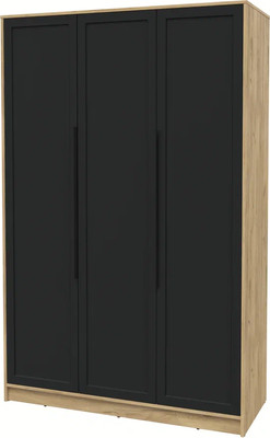 Шкаф Интерлиния Концепт Тренд КТ-Ш3 (дуб золотой/черный)