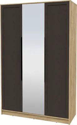 Шкаф Интерлиния Концепт Тренд КТ-Ш3(з) (дуб золотой/дуб английский)