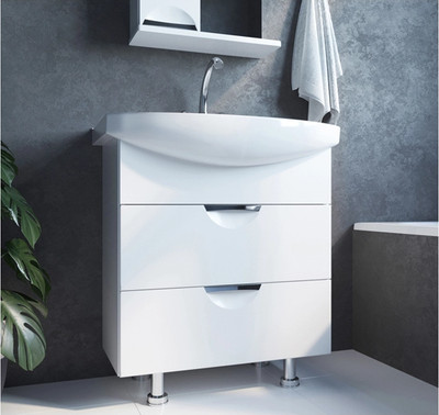 Тумба с умывальником Mixline Этьен 75 542409 + Элеганс 75