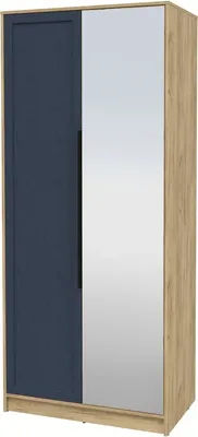 Шкаф Интерлиния Концепт Тренд КТ-Ш2(з) (дуб золотой/дуб королевский)