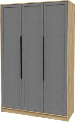 Шкаф Интерлиния Концепт Тренд КТ-Ш3 (дуб золотой/дуб серый)
