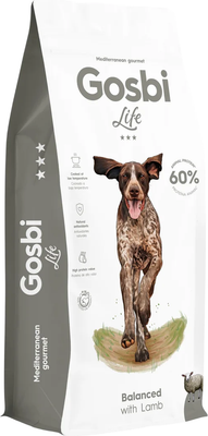 Сухой корм для собак Gosbi Life Dog Balanced With Lamb (12кг)