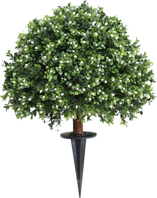 Искусственное растение Merry Bear Home Decor Самшит балеарский шаровидный цветущий без горшка / AQ69060