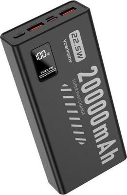 Портативное зарядное устройство VDENMENV DP45 20000mAh (черный)