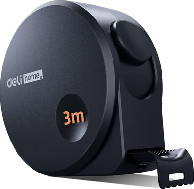 Рулетка Deli Soft Touch / EHT8316 (черный)