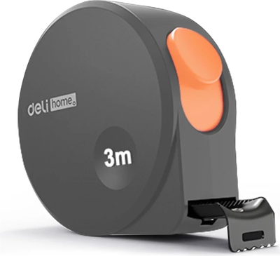 Рулетка Deli Soft Touch / HT8316C (оранжевый)