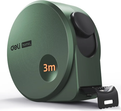 Рулетка Deli Soft Touch / HT8316L (зеленый)