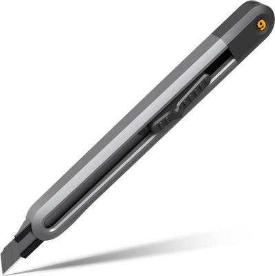 Нож пистолетный Deli Soft Touch / EHT4009 (черный)