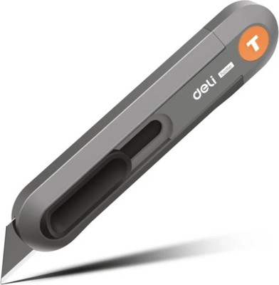 Нож пистолетный Deli Soft Touch / HT4008C (оранжевый)