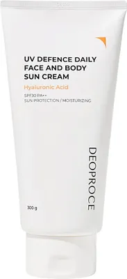 Крем солнцезащитный Deoproce UV Defence Daily Face And Body Sun Cream SPF30 PA++ (300мл)