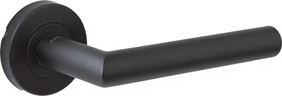 Ручка дверная Apecs H-0204-INOX/201-BLM