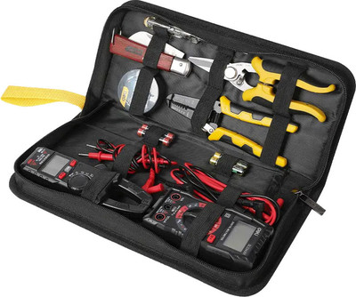 Универсальный набор инструментов Deli EDL-C1007E-Z (7пр, черный, сумка)