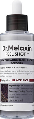 Сыворотка для лица Dr.Melaxin Peel Shot Exfoliant Black Rice Ampoule (80мл)