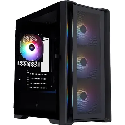 Корпус для компьютера 1stPlayer Trilobite T4 Mesh ARGB / T4-BK-4FS7 (черный)