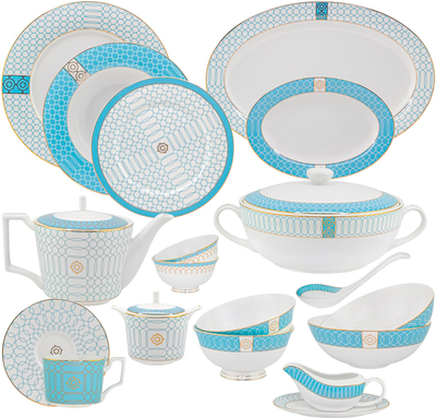 Набор столовой посуды Lenardi Тиффани 145-572 (105пр)