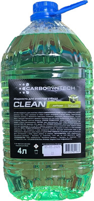 Жидкость стеклоомывающая Carbosyntech Clean / 58546 (4л)