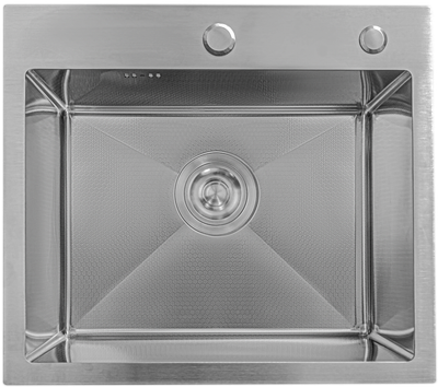 Мойка кухонная Astir Decor Satin 45x50 (с сифоном, дозатором и коландером)