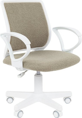 Кресло детское Chairman Kids 112 (ткань В оливка/белый пластик)