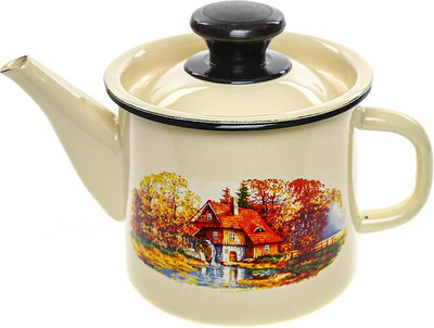 Чайник КМЗ Старая мельница / 42704-072/4 (слоновая кость)