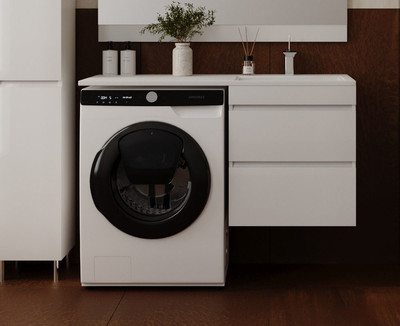 Тумба с умывальником Symbolite Даллас 115 Люкс Plus + Даллас 115x48 (подвесная, правый, белый)