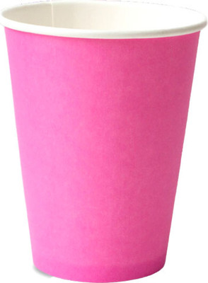 Набор бумажных стаканов Паксервис НВ90-430 300мл / 189057 (50шт, розовый)