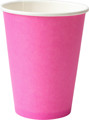 Набор бумажных стаканов Паксервис НВ90-430 300мл / 389057 (1000шт, розовый)