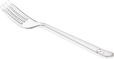 Набор одноразовых вилок Паксервис 180мм Премиум / 284874 (100шт, прозрачный)