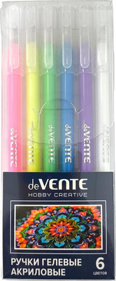 Набор гелевых ручек deVente Hobby Creative / 5051537 (6цв)