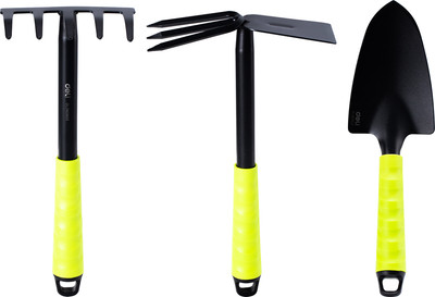 Набор садовых инструментов Deli EDL580803 (3шт, зеленый/черный)