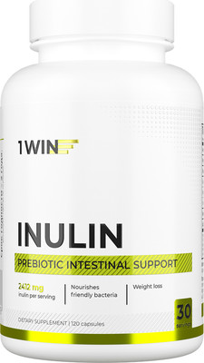 Пищевая добавка 1WIN Инулин 2000мг (120 капсул)