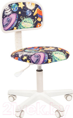 Кресло детское Chairman Kids 101 (белый пластик/нло)
