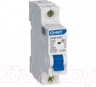 Выключатель автоматический Chint NXB-63 1P 6A 6кА C 814012