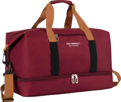 Сумка дорожная Peterson PTN 23145 (бургунди)