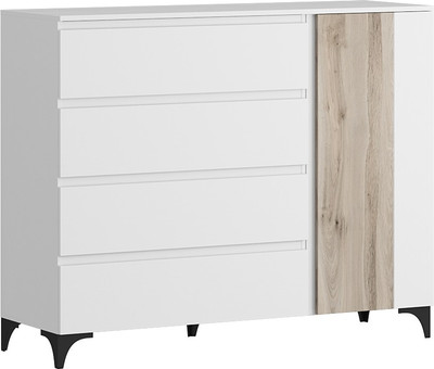 Тумба Речицадрев Хельга / Р393.03 (белый SWN 605/дуб салерно 708)