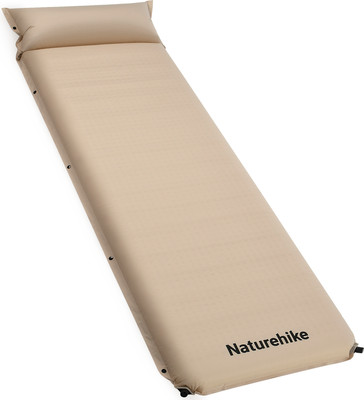 Туристический коврик Naturehike 200х63х10см / CNK2450WS020-KHP (с подушками, бежевый)