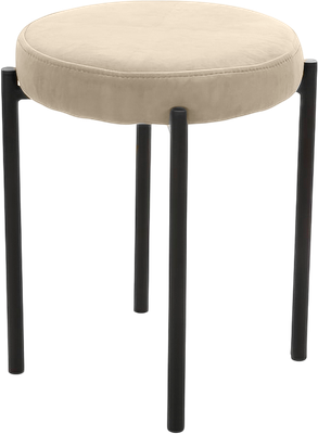 Табурет Табурет Канапе (велютто 01/каркас черный)