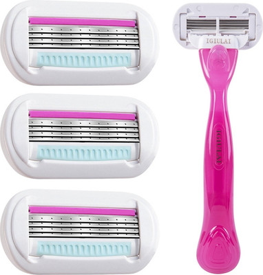 Бритвенный станок Glamify 4 лезвия + 3 касеты